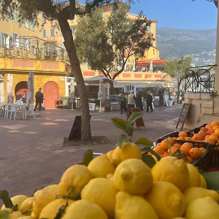 Cozy In Old Town 4th Floor Without Lift - Near Parking Lägenhet Menton